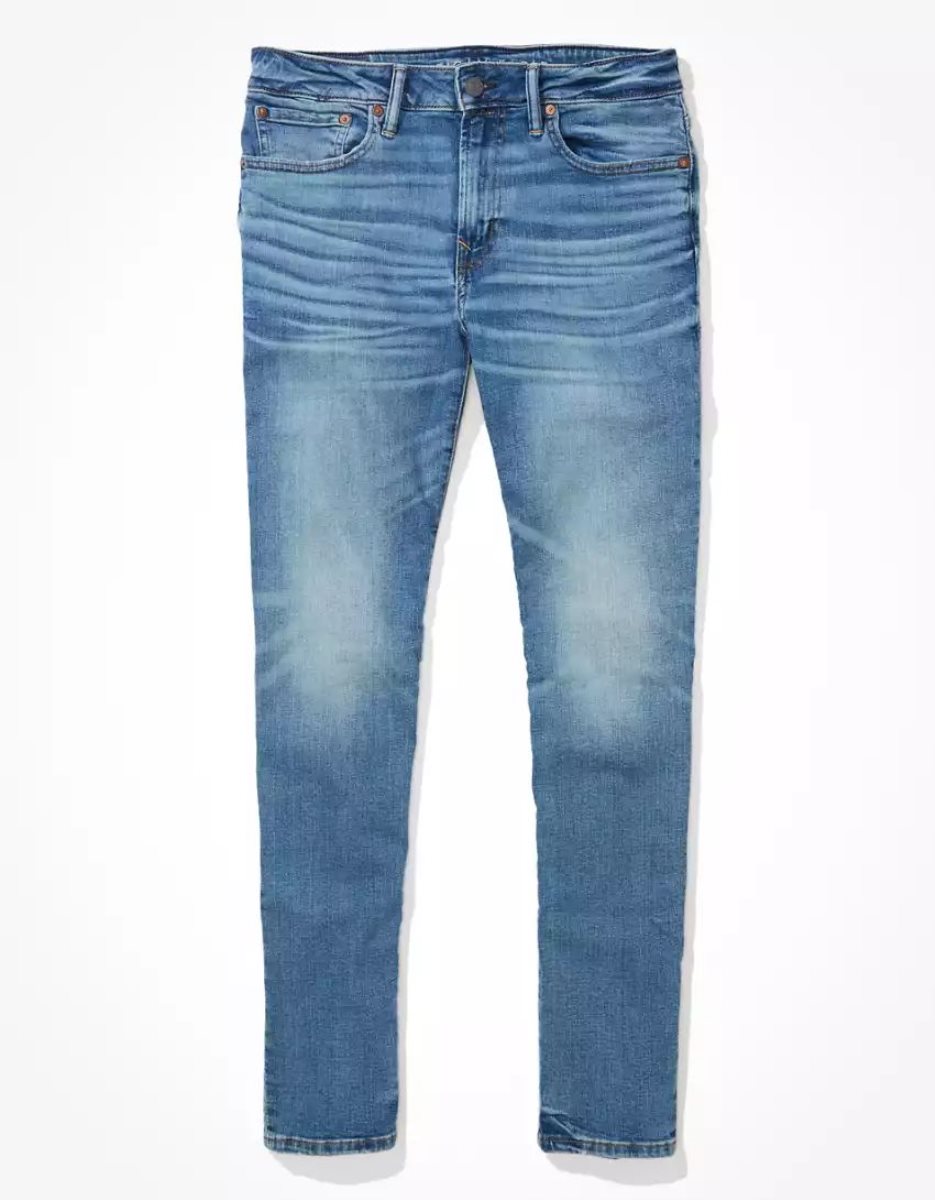 Jean American Eagle AE AirFlexSkinny Indigo Homme | LMA-73501937